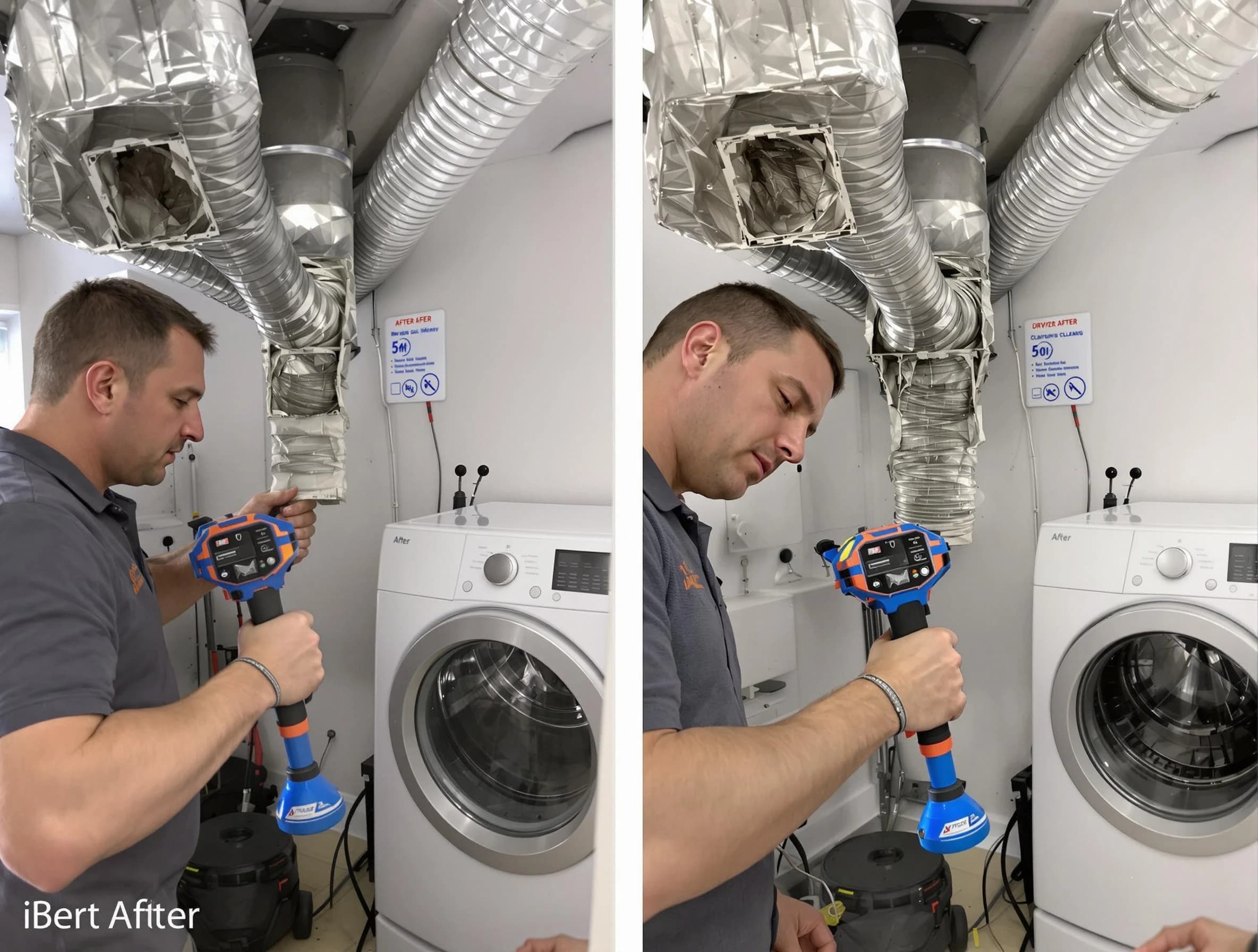 Professional clogged vent cleaning by Harrah Dryer Vent Cleaning in Harrah