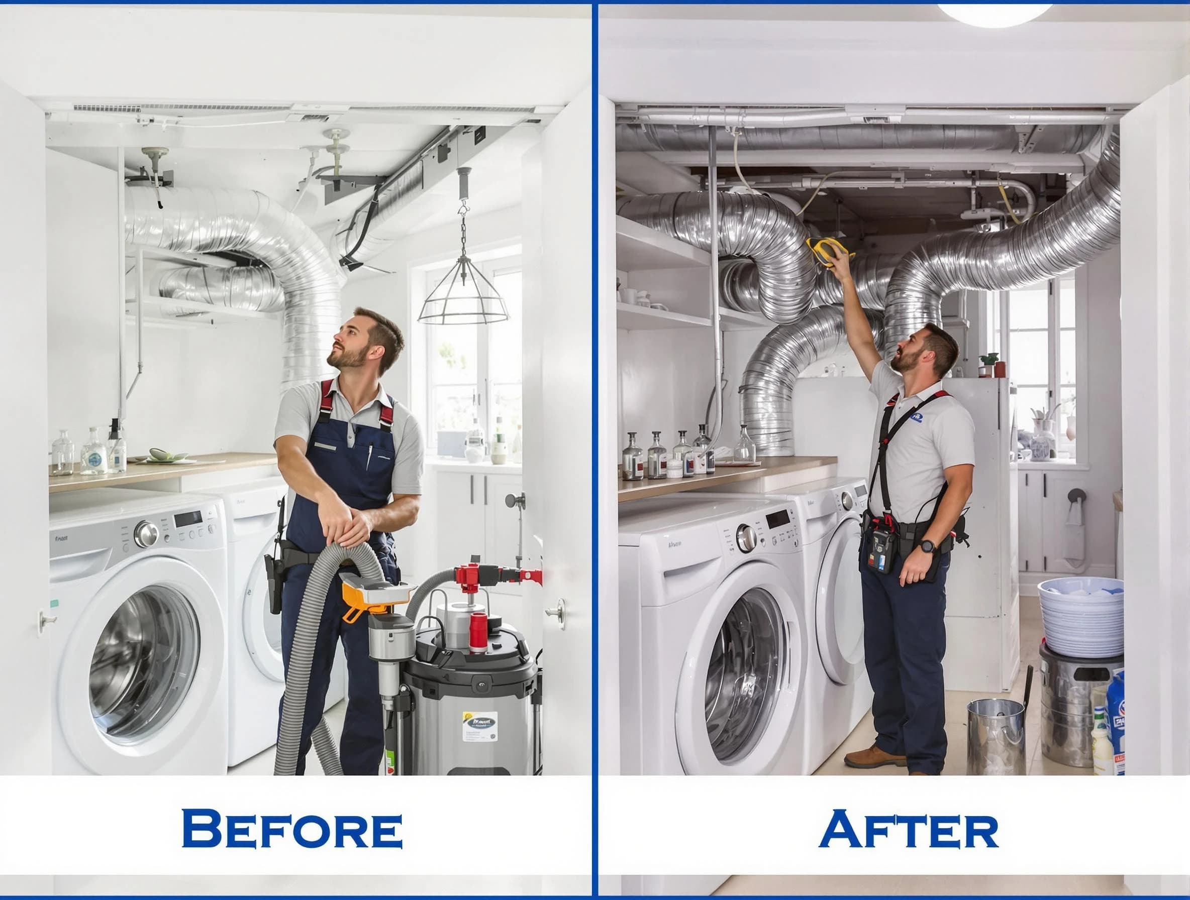 Expert gas dryer vent cleaning by Harrah Dryer Vent Cleaning in Harrah