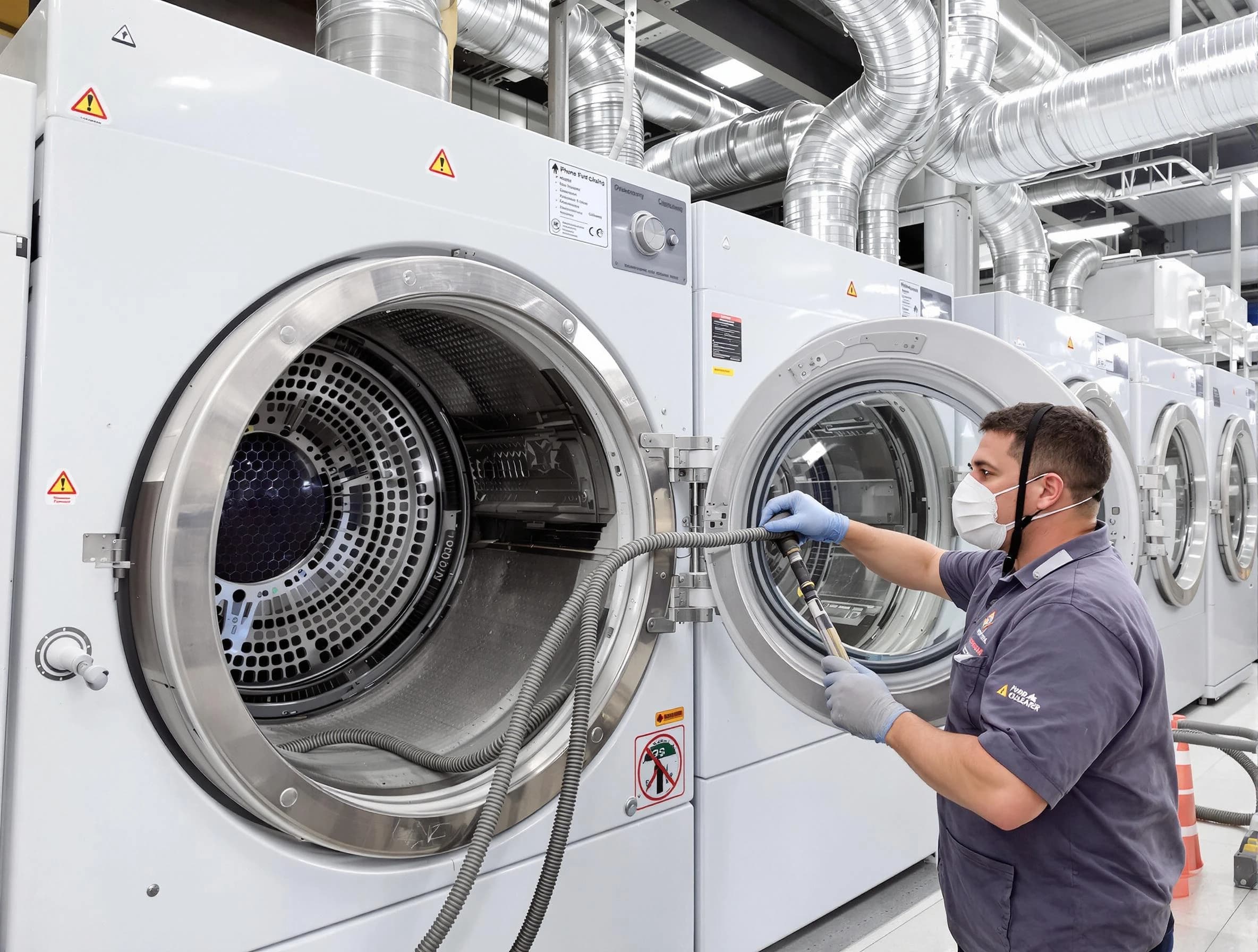 Industrial-grade dryer vent cleaning by Harrah Dryer Vent Cleaning in Harrah