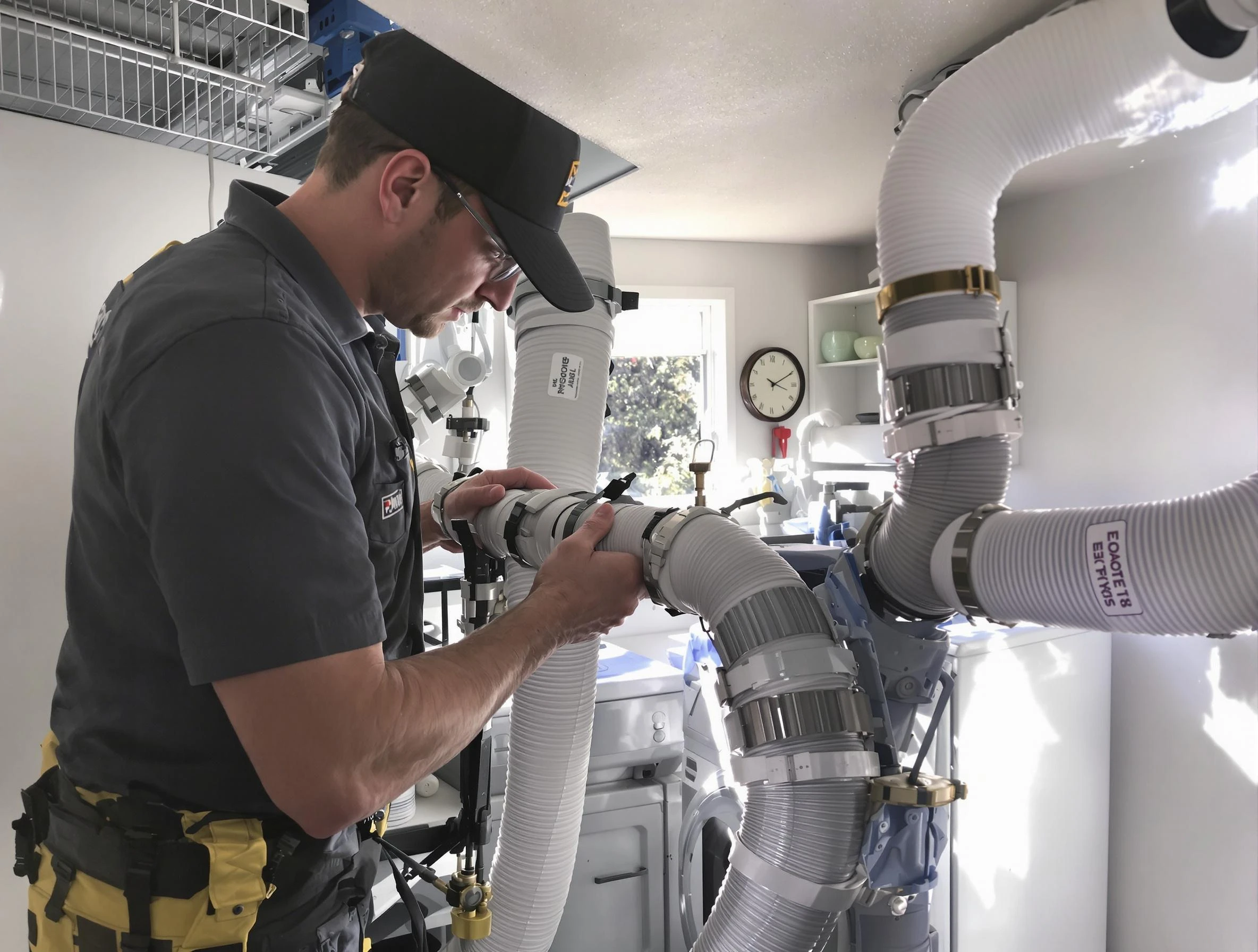 Dryer Vent Hose Installation in Harrah