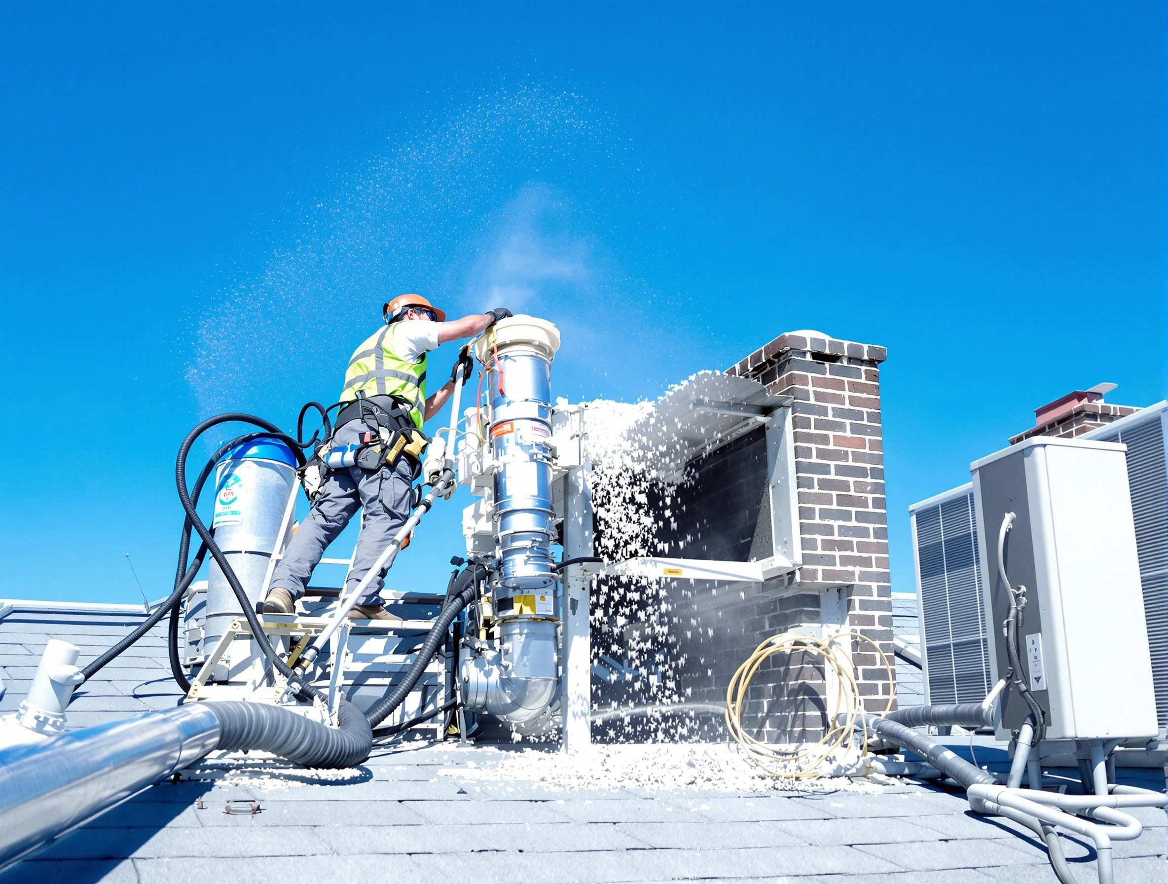 Expert roof dryer vent cleaning by Harrah Dryer Vent Cleaning in Harrah