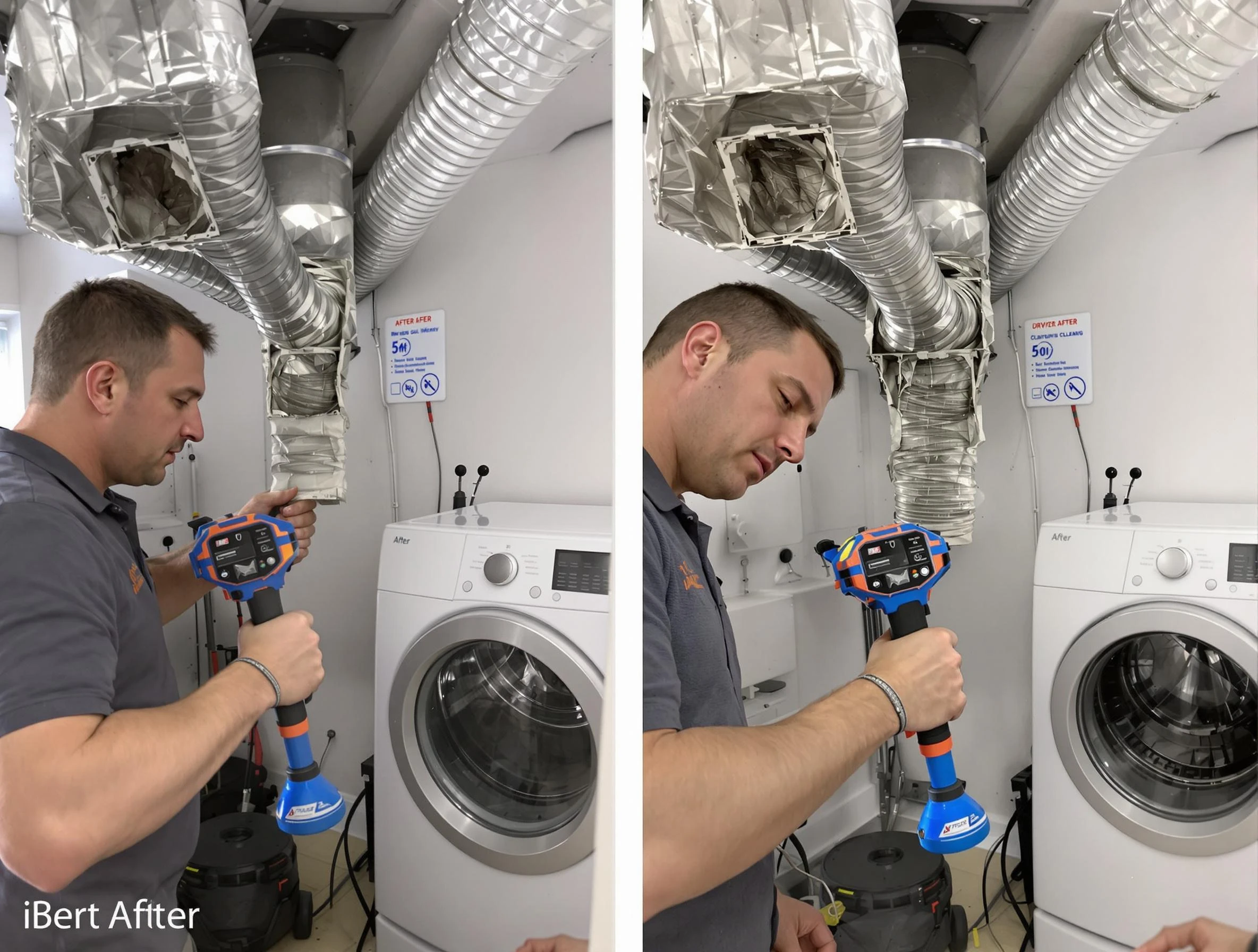Professional clogged vent cleaning by Harrah Dryer Vent Cleaning in Harrah