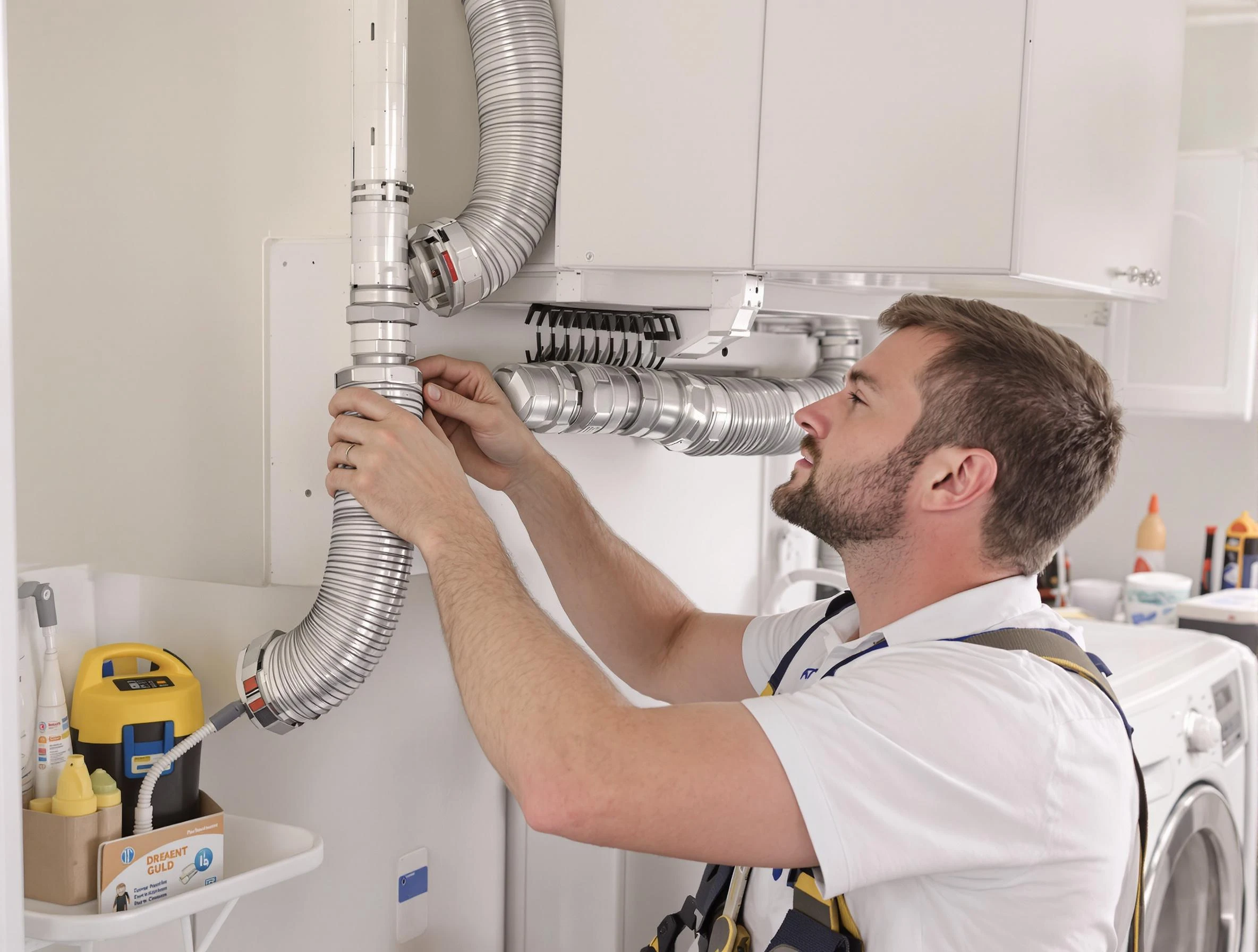 Professional dryer vent repair and installation by Harrah Dryer Vent Cleaning in Harrah