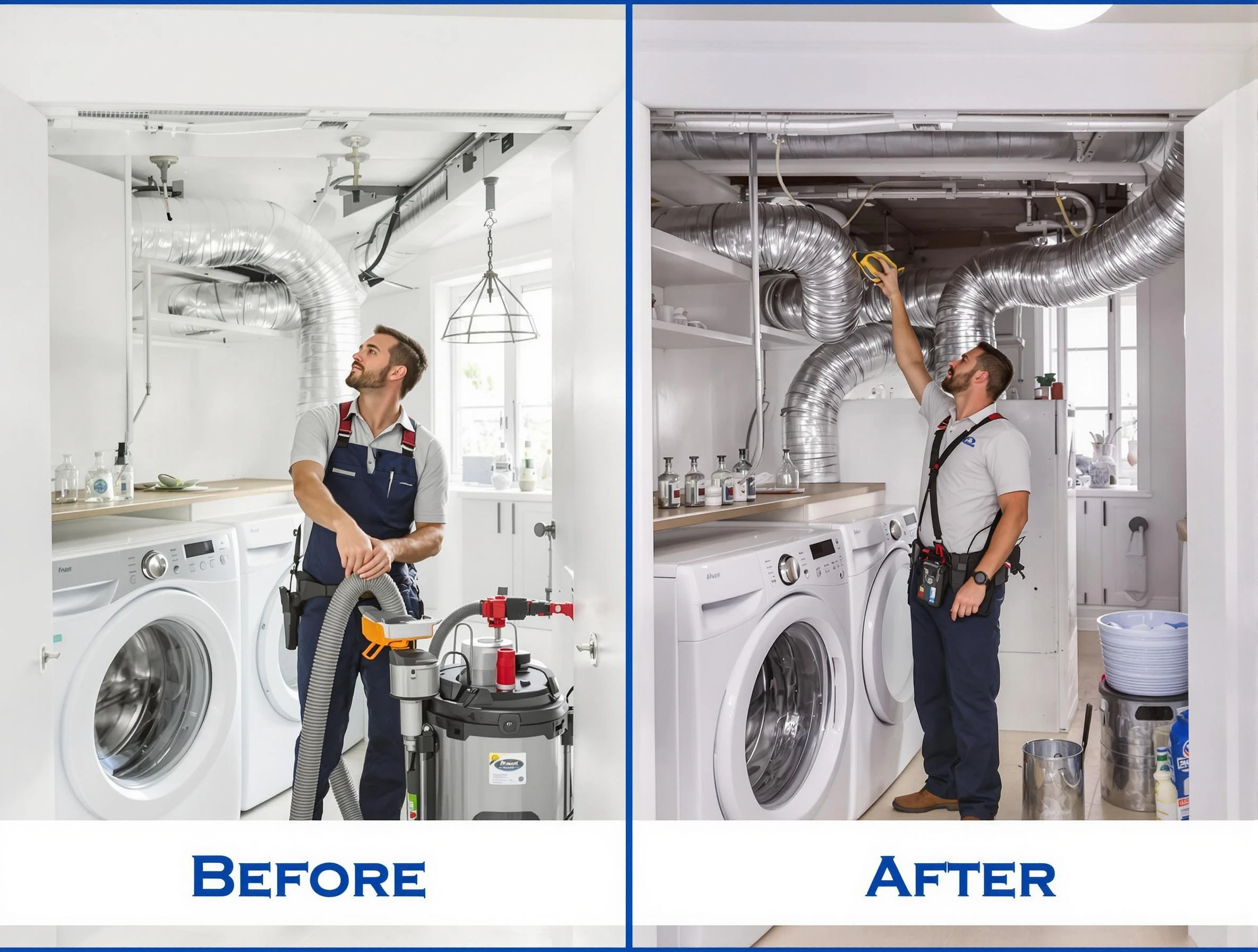 Expert gas dryer vent cleaning by Harrah Dryer Vent Cleaning in Harrah
