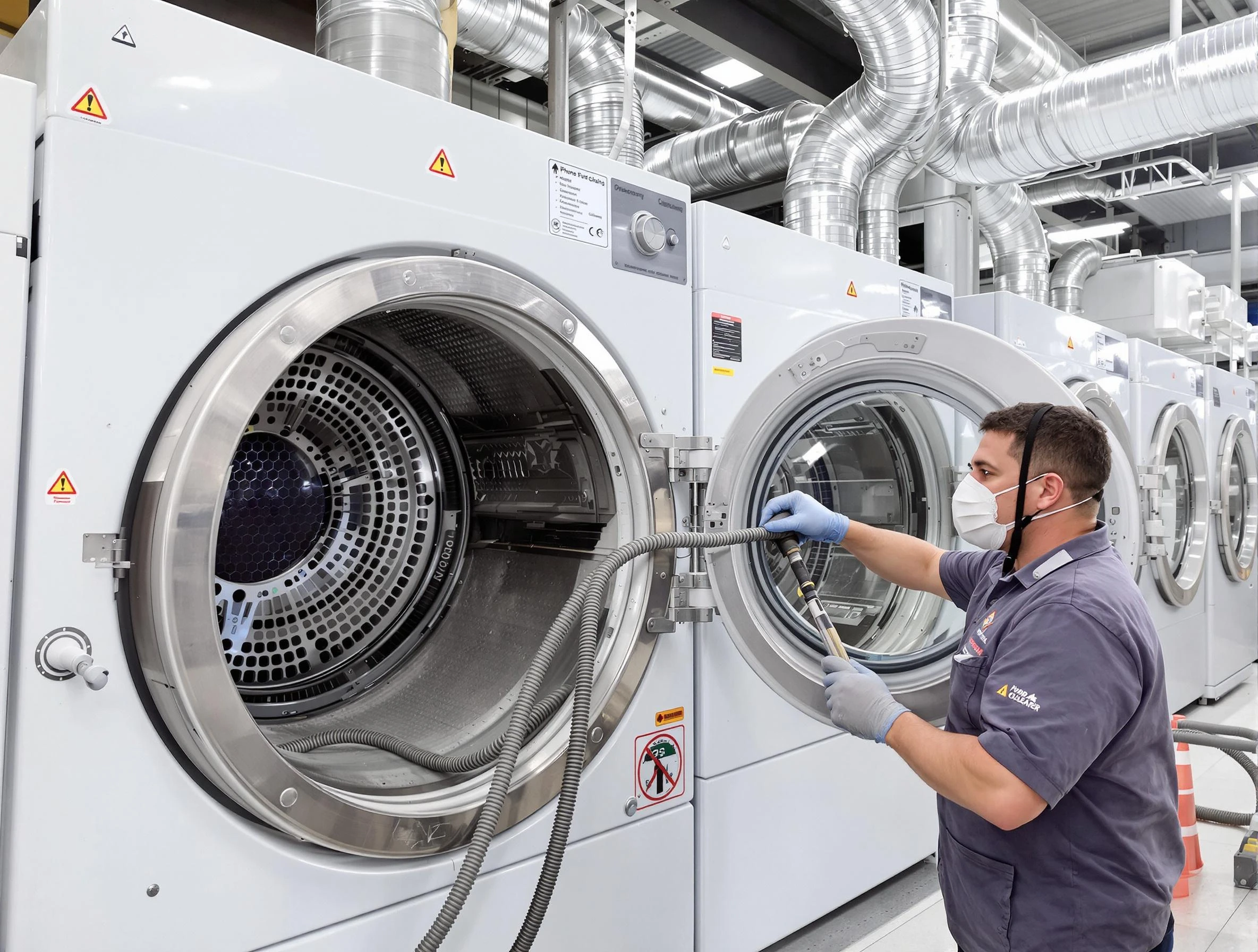 Industrial-grade dryer vent cleaning by Harrah Dryer Vent Cleaning in Harrah